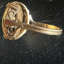 Bague en or jaune 18 carats 10 francs Or 1850