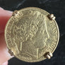 Bague en or jaune 18 carats 10 francs Or 1850